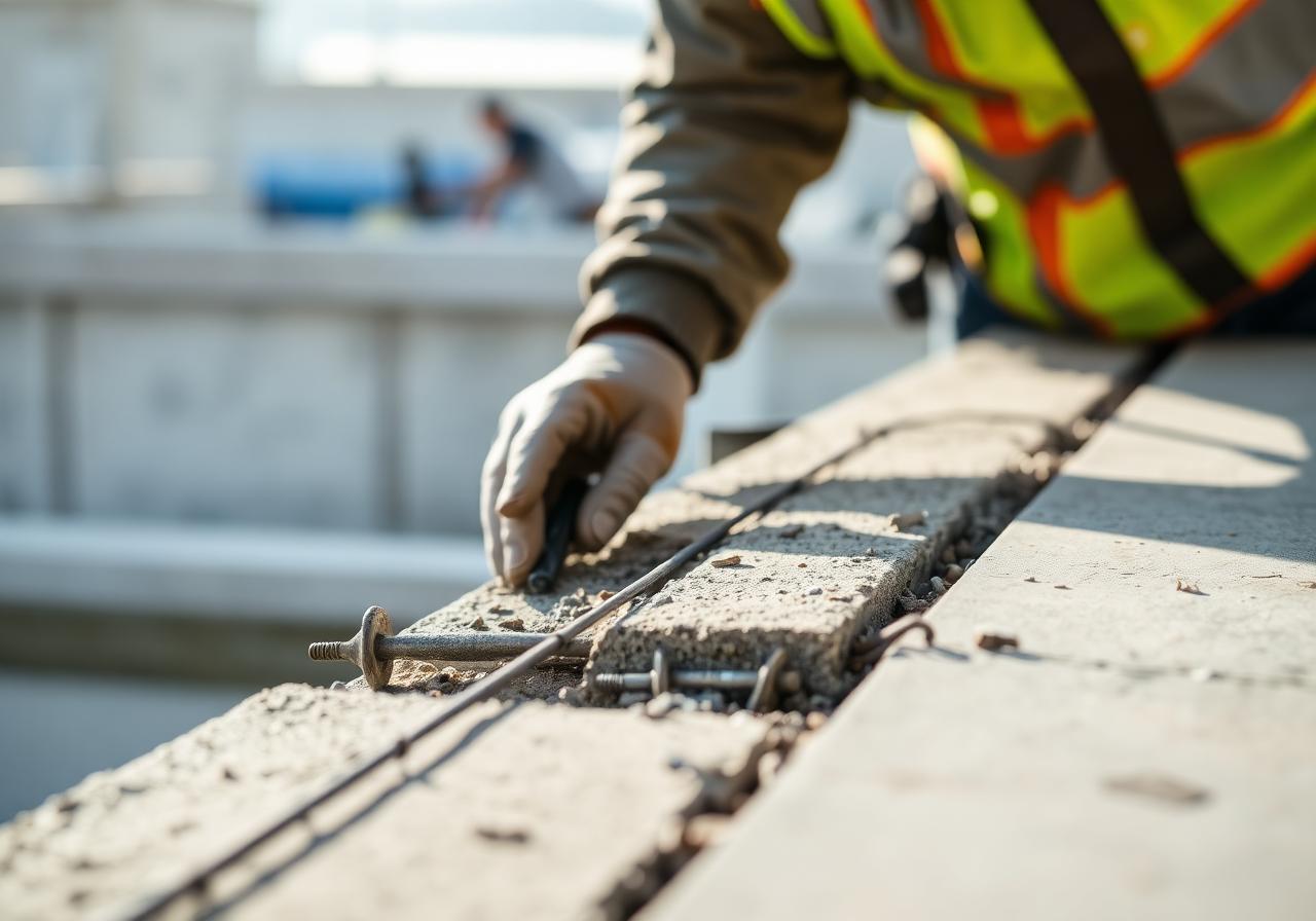 Concrete spalling repair on a Florida condominium balcony